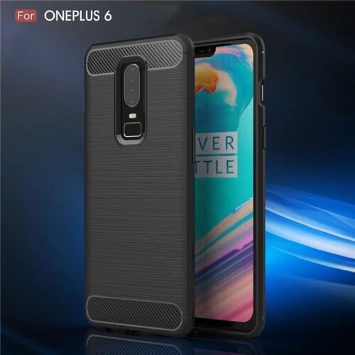 Business style TPU Soft Silicon For Oneplus 6 Case Protector Phone cover PC Frame Armor Shell For Oneplus6 1+6 Cover Cases