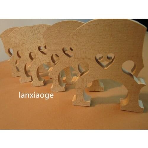 Cello part,15pcs french Good maple cello bridges 4/4 laser preci