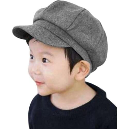 Baby Boy Ring Bearer Cap Flat Newsboy Tweed Golf Cap Hat