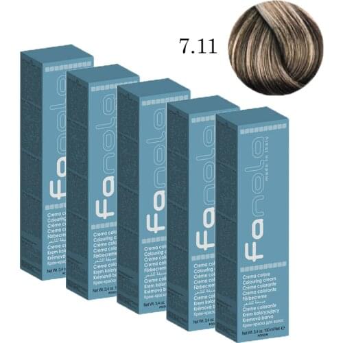 Fanola 7.11-Blonde Intense Ash Color 100 Ml 5 Pieces
