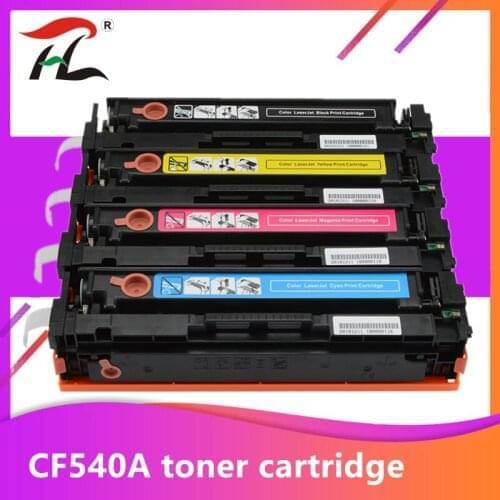 YLC Compatible toner cartridge CF540A CF541A CF542A CF543A CF540 for H P Laserjet M254 M254nw M254dw MFP M281fdw M281fdn M280nw