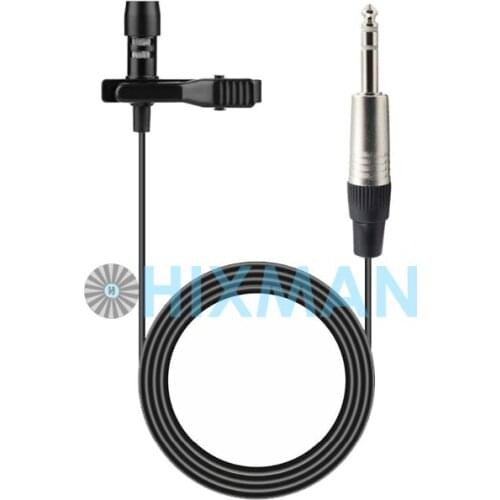 HIXMAN LM1-L6 UniDirectiona Lavalier Lapel Tie clips lav Condenser Microphone For LINE6 TBP06 XD- V30L/35 Relay G30 Wirelss Mics