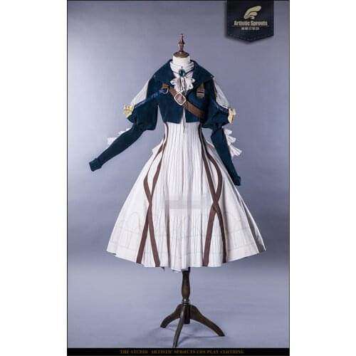 Japanese Anime Violet Evergarden Cosplay Costume Daily Suits Hot Sale Dress