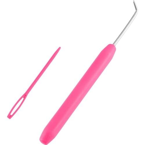 Hook Crochet Set Knitting Needles Plastic Crochet Hook Full Set Soft Ergonomic Grip for Sweater Scarf Hat Weaving Hand Tool