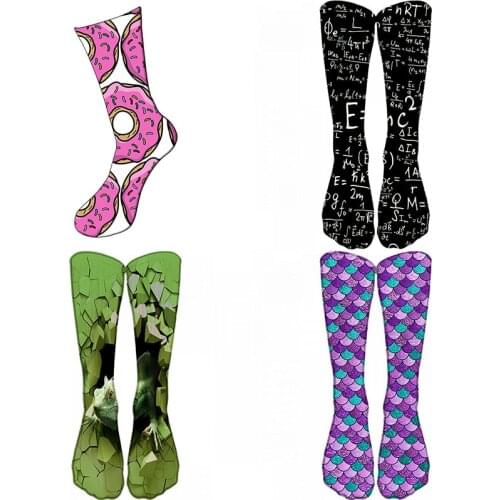 Harajuku Food Cartoon Socks Japanese Yellow Fashion Hip Hop Socks Funny Creative Man socks Sokken Unisex Socks Christmas Gift