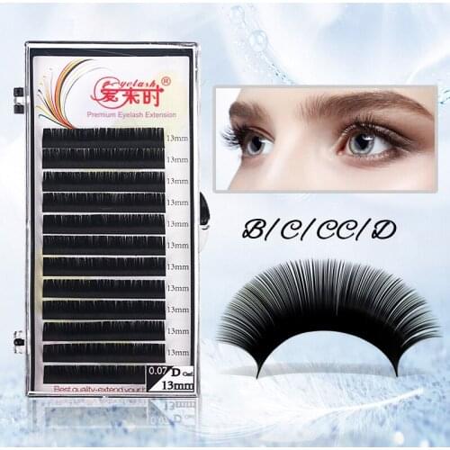Eyelash Extension Faux Mink Individual Eye Lash Extension B/C/CC/D Curl 0.03-0.25mm Classical Eyelash Maquiagem Cilio Eye Lashes
