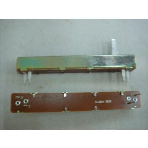1pcs/lot Tuning Slide push single joint potentiometer B10K SL-60N