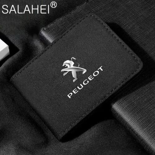 Car Card Bag Drivers License Package For Peugeot 207 307 107 407 507 508 408 308 506 206 406 1008 5008 3008 Auto Accessories