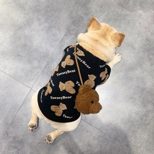 Warm Dog Clothes Winter Dog Coats Jacket French Bulldog Pet Sweatershirt Soft Pets Dogs Clothing Ropa Perro Fat Dogs Costume Pug