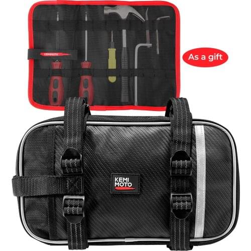 For Honda CRF250X Universal Motocross Bag Dirt Bike Front Mudguard Bags Off Road Racing Spare Toolkit Bag For KAWASAKI KX85