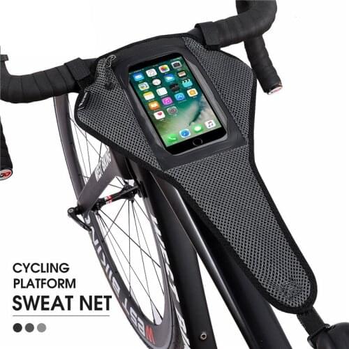 Bicycle Sweat Band Mobile Phone Bag Anti-sweat Net Bike Riding Bag Cycling Sweat-proof Belt