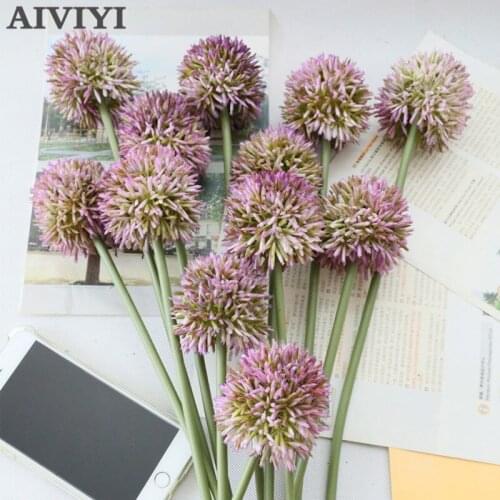 Foreign trade excellent products Latex dandelion chopped onion artificial flowers wedding party flowers DIY decorative flowers