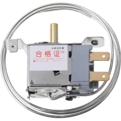 WPF22-L 2Pin Refrigerator Thermostat Household Metal Temperature Controller New
