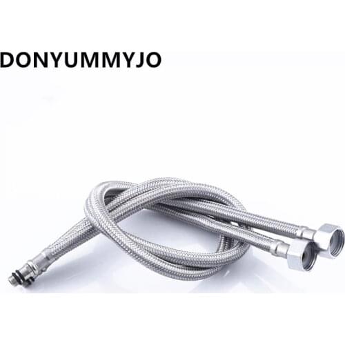 2pcs/set Faucet Hose Kitchen Basin Mixer Tap Braided Valve Water Hose Connector Adaptor Water Inlet Hose Accessorices Hardware