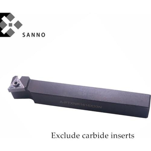A-PTXNR1216X33N cnc precision automatic lathe turning cutter cnc external turning tool holder for TNGG16 inserts