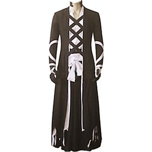 Anime Bleach Cosplay Kurosaki Ichigo Fullbring New Bankai Look Cosplay Costume full set With Black And White Cloak