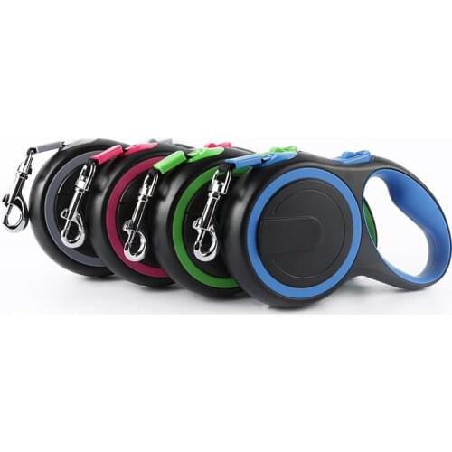 Long Strong Pet Leash For Large Dogs Durable Nylon Retractable Big Dog Walking Leash Leads Automatic Extending Dog Leash Rope