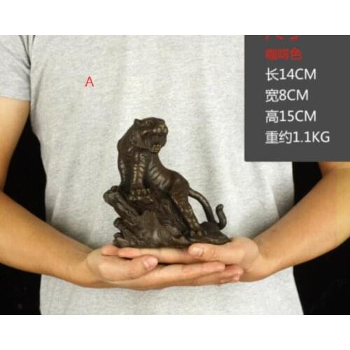 Pure copper mountain tiger living room home office crafts decoration