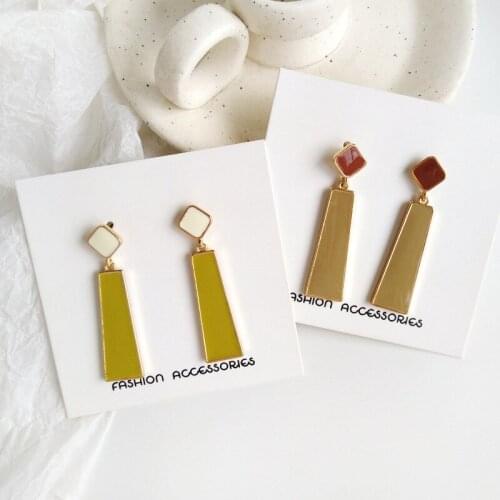 Clip On Earrings Punk Rock Long Dangle Pendant Clip Earring Metal Drop Non Pierced Earing Hippie Fancy Accesories For Women Men