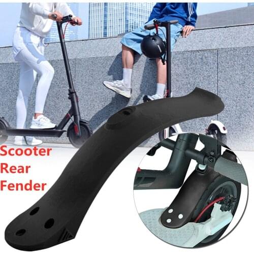 Electric Scooter Rear Fender For Xiaomi Mijia M365 Scooter Mudguard Fender Guard With Taillight and Hook Replacement Accessories