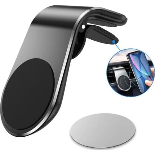 Metal Magnetic Car phone Holder Stand Smart phone GPS Support For iphone Xiaomi Air vent Magnetic Holder in Car GPS Mount Holder