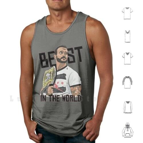 Tank tops vest sleeveless Cm Punk The Best In The World Chicago Native Chicago Made Chicago Sports Pop Culture