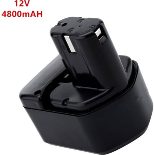 12V Ni-MH Battery 4800mAh Rechargeable Batteries For Hitachi EB1220BL EB1214S EB1212S WR12DMR CD4D DH15DV C5D Spare Battery