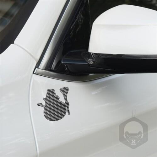 Christmas Gift New Year Decal Snowman Bells Star Elk Lollipop Car Cover Trim Decorative Car Sticker Exterior Decoration 2021