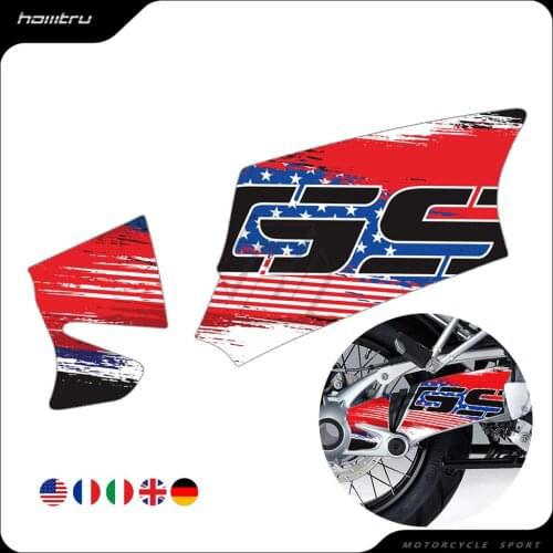 Motorcycle USA Italy Flag Reflective Decal Case for BMW R1200GS R1250GS GS Adventure 2004-2013