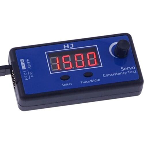 Steering Gear Tester Numerator HJ 1-4s Multifunction Analog Throttle Speed Controller 800-2200us Synchronous Output Control