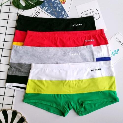 Cool Girls Boxer Shorts Women Cotton Women Boxers Tran Les Knickers Panties Breathable Tomboy Boxershorts Lesbian Boyshort M-2XL