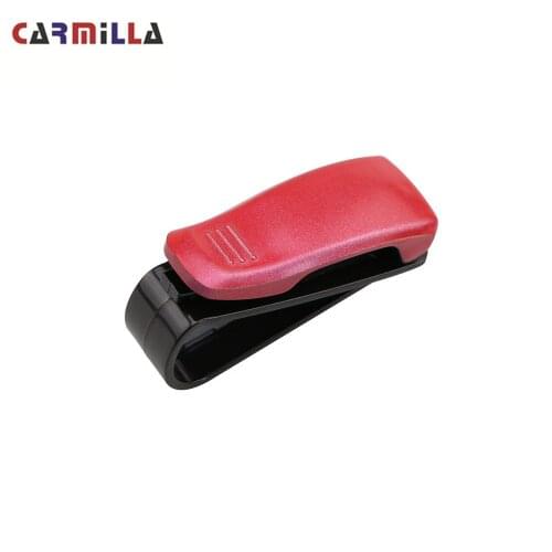 Universal Glasses Holder Case Eyeglasses Holder Cover Auto Sun Visor Clip Sunglasses Stand Car Accessories for BMW Toyota VW