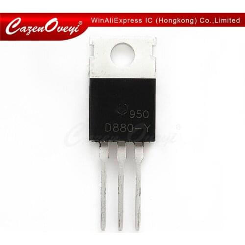 10pcs/lot KSD880 TO-220 D880 KSD880-Y KSD880Y NPN transistor 3A 60V Transistor new original In Stock