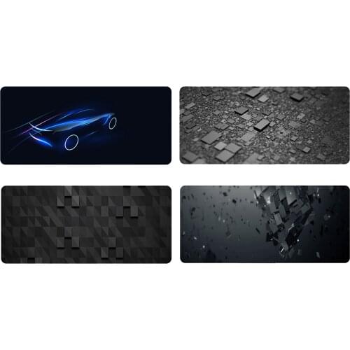 Modern Style 90x40cm Big Mouse Pad Keyboard Mat Non-Slip Rubber Base