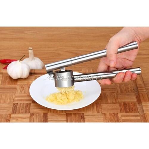 Stainless steel garlic press kitchen artifact household gadgets manually stir garlic peeled garlic crushed garlic tools