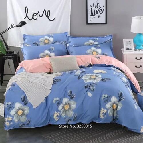 Tropical Leaves Print Bed Cover Set Kid Boy Girl Duvet Cover Adult Child Bed Sheets And Pillowcases Comforter Bedding Set