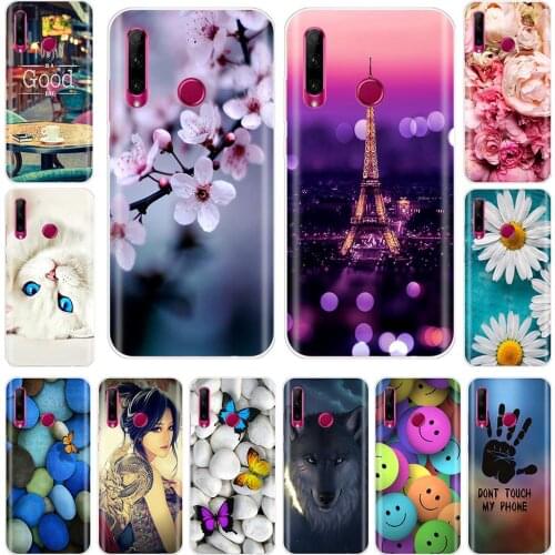 For Honor 20 Lite Phone Case On Huawei Honor 20 Lite Back Cover Cute Cat Bumper Etui Coque Silicone Tpu Soft Protection Cases