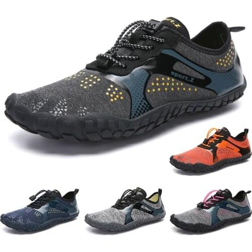 Summer New Mens Wading Shoes Outdoor Beach Water Sports Shoes Quick-Drying Swimming Shoes Seaside Surfing Non-Slip Water Shoes