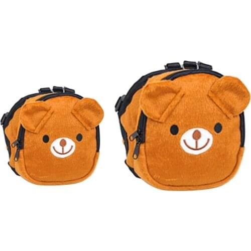 Pet Backpack Dog Cartoon Backpack Harness Puppy Dog Cute Animal Back Pack Saddle Bags for Outdoor Training Camping