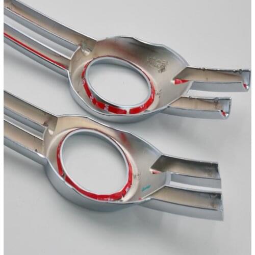 2 Sets Brand New Chrome Fog Light Cover Bumper Grille Trim for VW CC