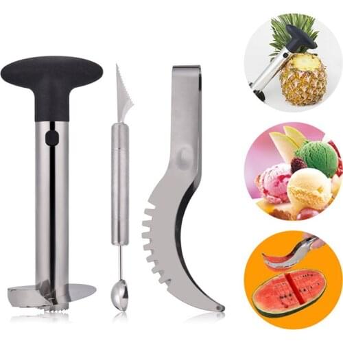 3PCS Stainless Steel Multifunctional Paring Knife Practical And Convenient Household Tool Kitchen Helper Lazy Tool