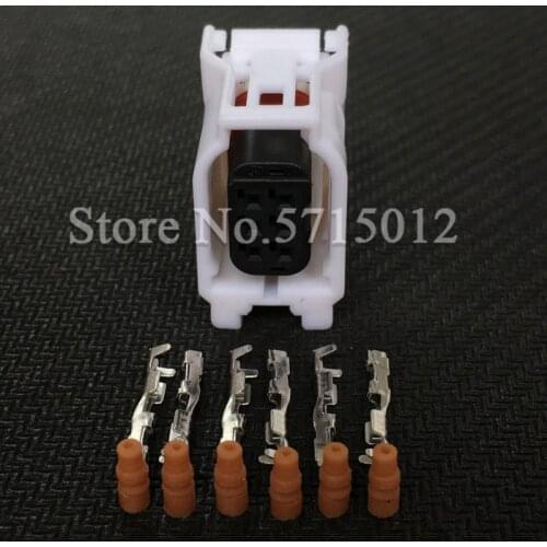 6 Hole Car Reversing Radar Probe Waterproof Connector 12382 6189-1142 For Toyota RAV4 Corolla