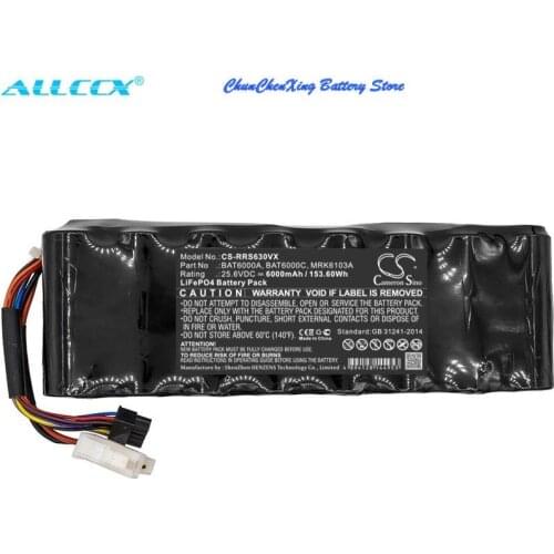 Cameron Sino 6000mAh Battery for WOLF Garten eiRobo Scooter 3000,Robo Scooter 1000, R.S.1800,R.S.3000,RS1000,RS1800,RS3000