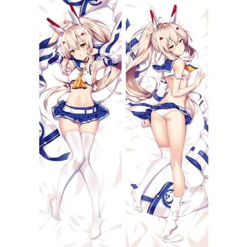 Anime Cartoon Azur Lane Double sided hugging Pillow Case Pillow Cover Pillowcase Peach Skin 2 Way 88039