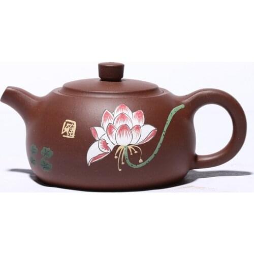 Purple Clay Teapot, Famous Handmade Teapot, Raw Ore, Purple Clay, Yahe Kungfu Tea Set, Teapot, Tea Set, Chinese Tea Set