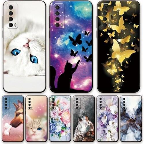 For Huawei Y7A Case Cover Coque For Huawei Y7A 2020 Y7 A Silicone Soft TPU Phone Cover For Huawei Y7A Fashion Cute Back Cases