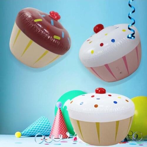 Children Birthday Party Game Activities Inflatable Cake Stage Decoration Props Q6PD