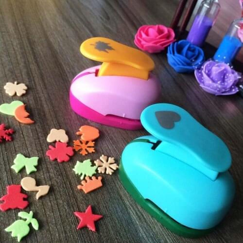 DIY 2.5cm Leaf Flower Paper Hole Punch Heart Star Circle Foam Craft Paper Hole Punch DIY Scrapbooking Punch