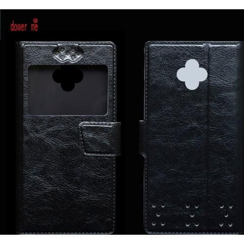 Dower me New Soft TPU Case + Flip PU Leather Case Cover For PRESTIGIO WIZE V3 (PSP3513DUO) Smartphone