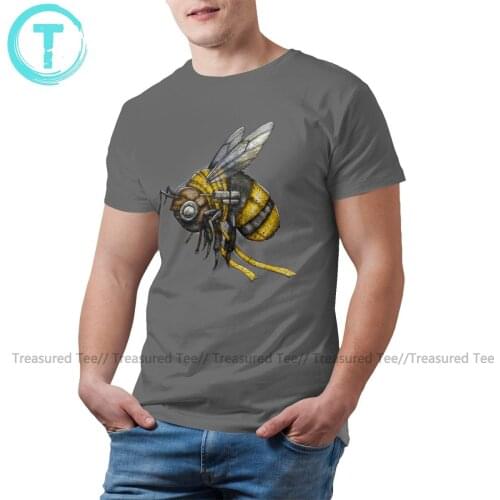 Insect T Shirt Bumblebee Shirt T-Shirt Big Mens Tee Shirt Basic Cotton Cute Short Sleeve Print Tshirt